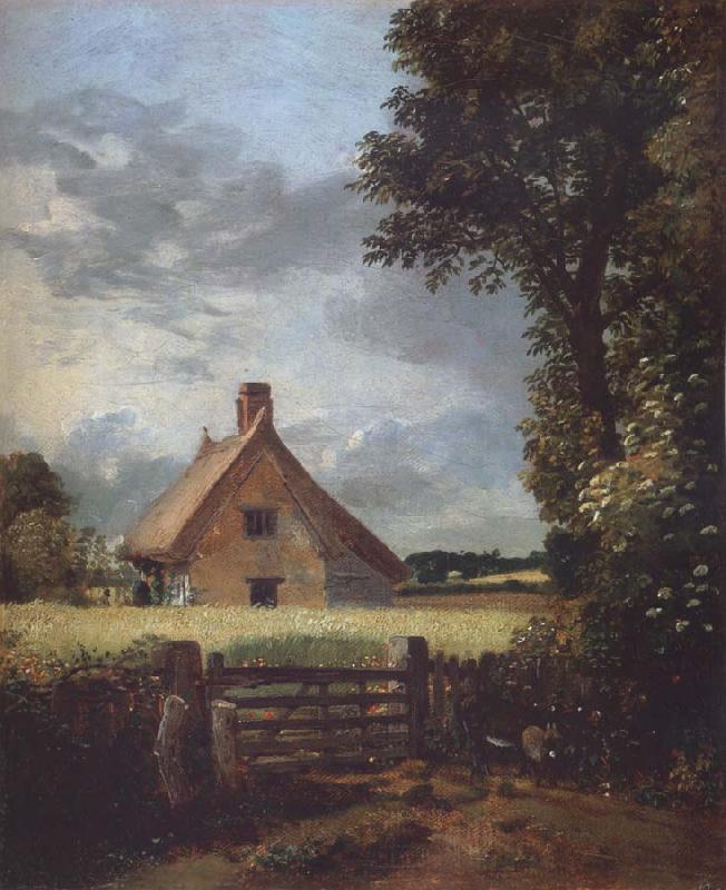 John Constable A cottage in a cornfield oil painting picture